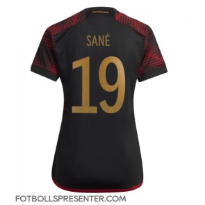 Tyskland Leroy Sane #19 Borta Matchtröja Dam VM 2022 Kortärmad